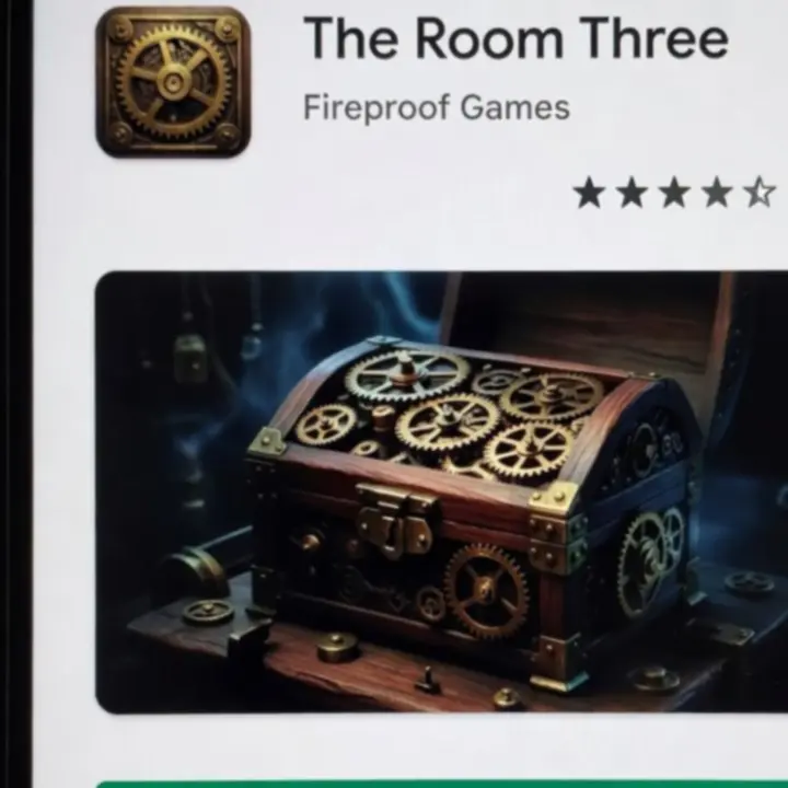 Przycisk zachęcający do otwarcia The Room Three w sklepie Google Play