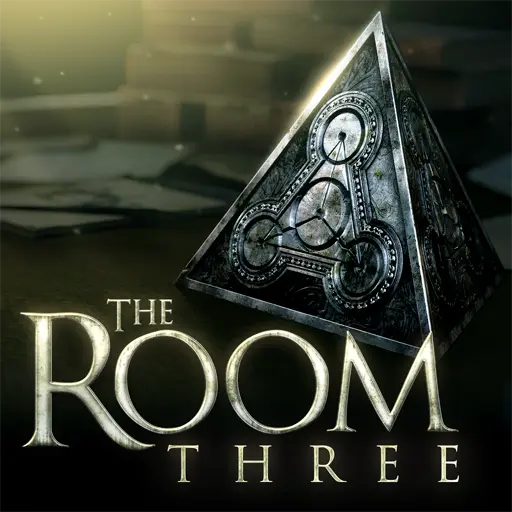 Mosiężna, złożona łamigłówka z obrotowymi pierścieniami i ukrytym kluczem, w stylu The Room Three
